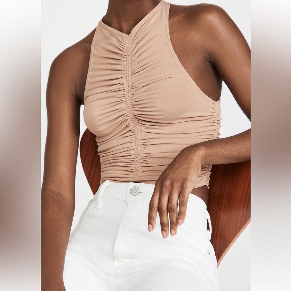 A.L.C. Rouched Crop Top